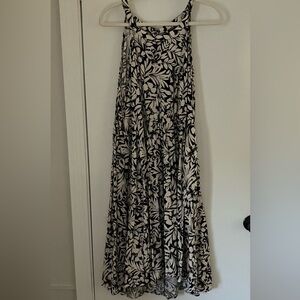 Torrid Black cream floral sleeveless dress women’s Sz 3X